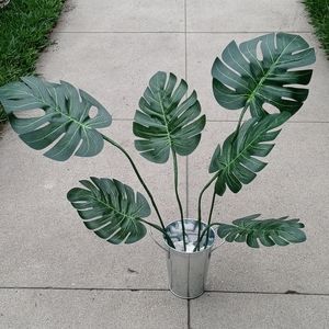 25 INCH ARTIFICIAL MONSTERA PLANT